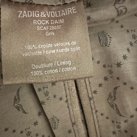 ZADIG & VOLTAIRE SUEDE BAG - Picture 5 of 16